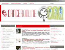 Tablet Screenshot of canceronline.cl